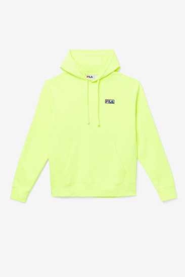 Fila Homme Algot Sweat Casquetteuche 735 Safety Jaune / Noir Fila France LFQ-294831